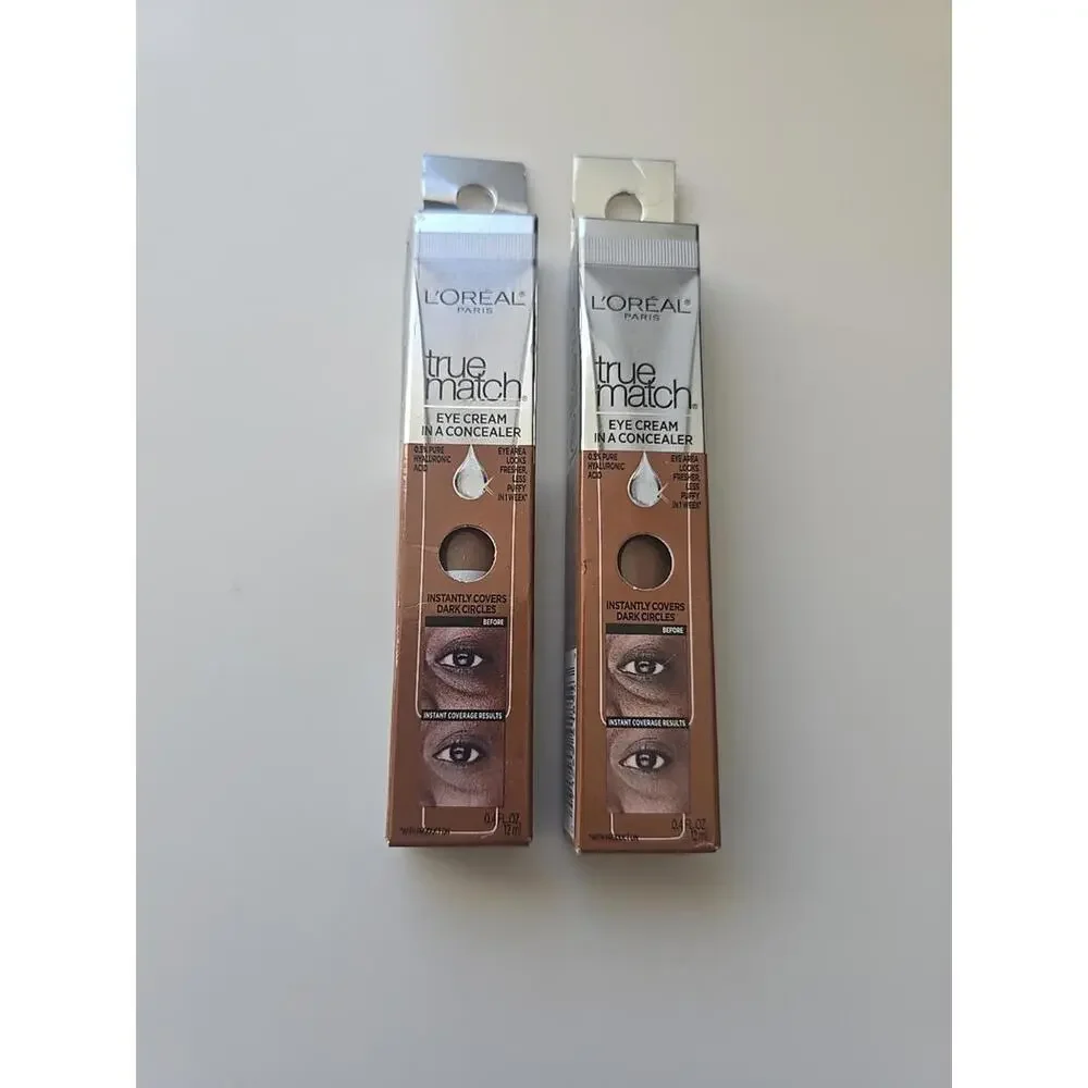 2 PACK NEW L'oreal True Match Eye‎ Cream Concealer New In Package